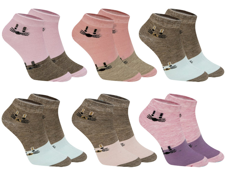 Women's ankle socks RABBIT IW5624 6 pairs