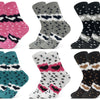 Flauschige Thermosocken für Damen HEARTS ZWD2304, 6 Paar