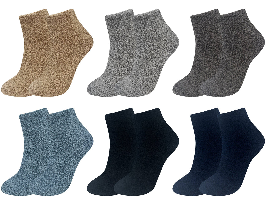 Men's furry thermal socks DM9403 4 pairs