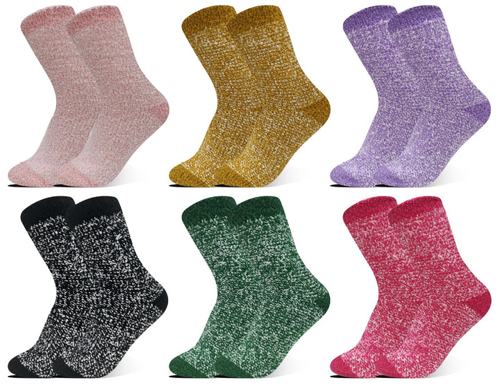 Women's furry thermal socks ZWD-2308 6 pairs
