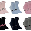 Damen-Knöchelsocken CARTOON XW2670, 6 Paar