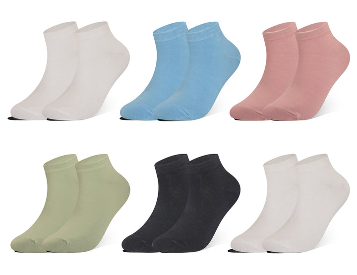 Women's Ankle Socks CW438 6 Pairs