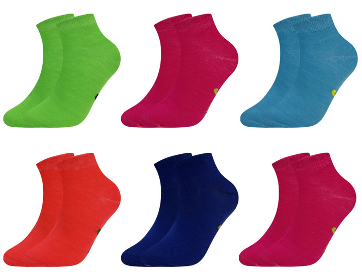 Women's ankle socks XW2603 6 pairs