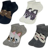 Boys' ankle socks ANIMALS QM1018 6 pairs