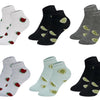 Damen-Knöchelsocken FRUIT XW2658 6 Paar