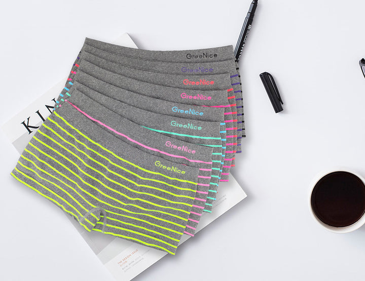 Women's seamless boxers GREE-6992 - 3 pieces in a pack