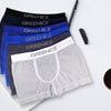 Nahtlose, atmungsaktive Herren-Boxershorts aus Baumwolle GREE-7648 – 4 Stück pro Packung