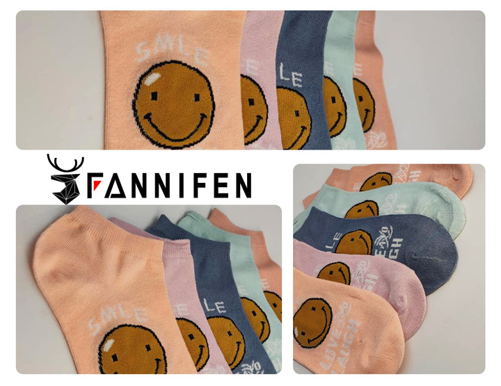Women's ankle socks SMILE IW5608 - 6 pairs