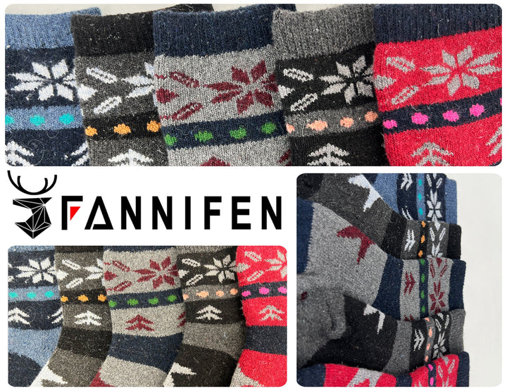 Children's thermal socks QW08 6 pairs