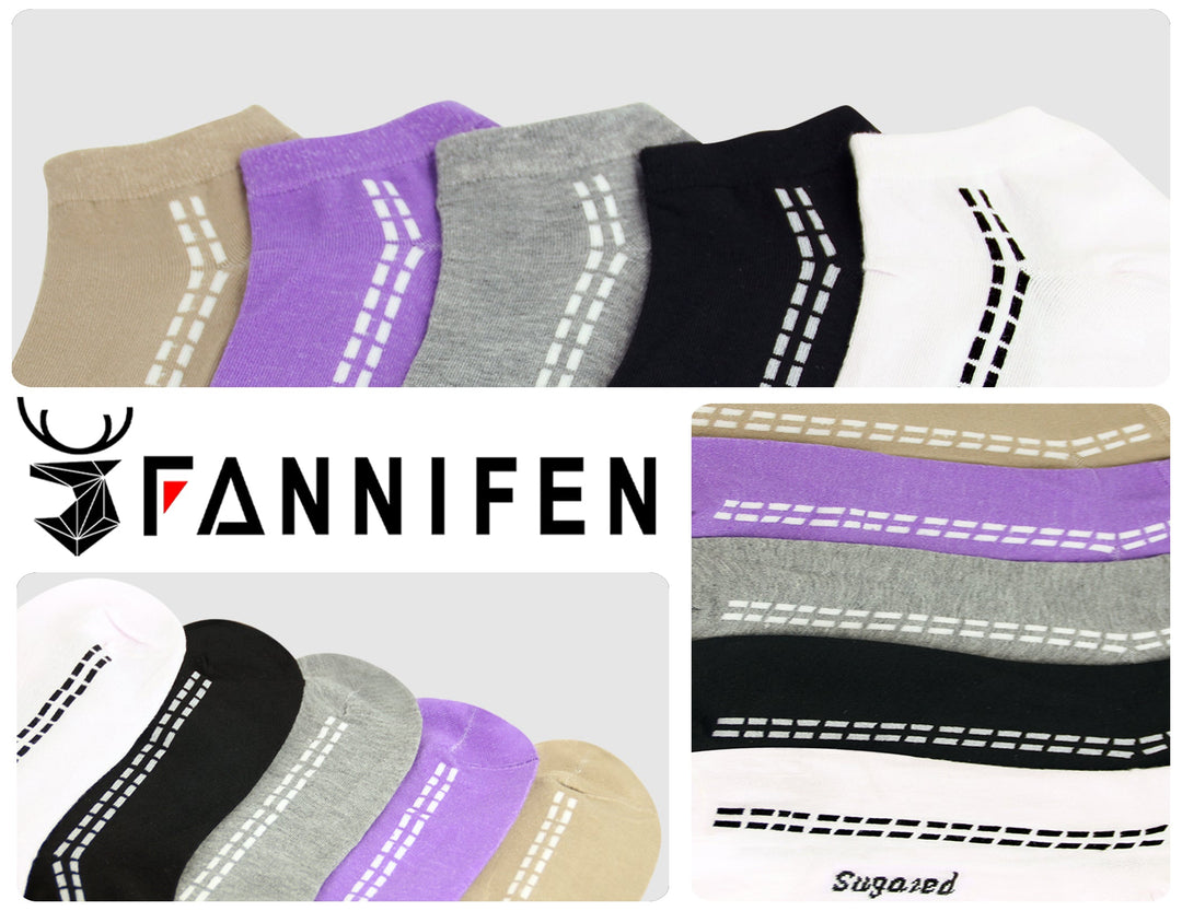 Women's ankle socks 4XW2683 6 pairs