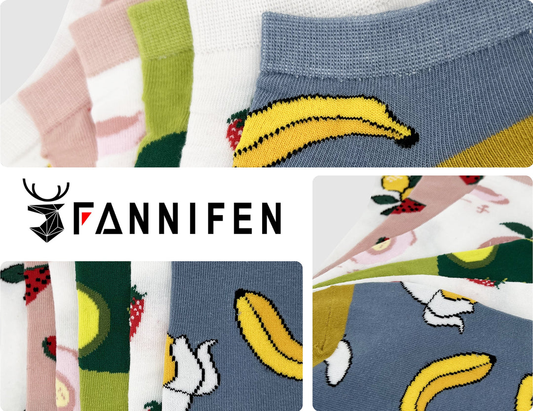 Women's ankle socks FRUIT CW415 6 pairs