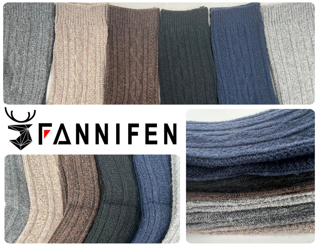 Men's wool thermal socks LY307 4 pairs