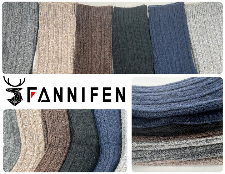 Men's wool thermal socks LY307 4 pairs