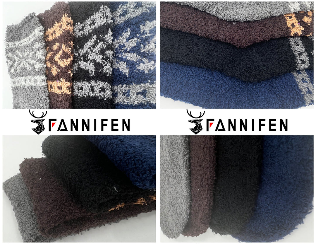 Men's furry thermal socks ZWD-1301 6 pairs