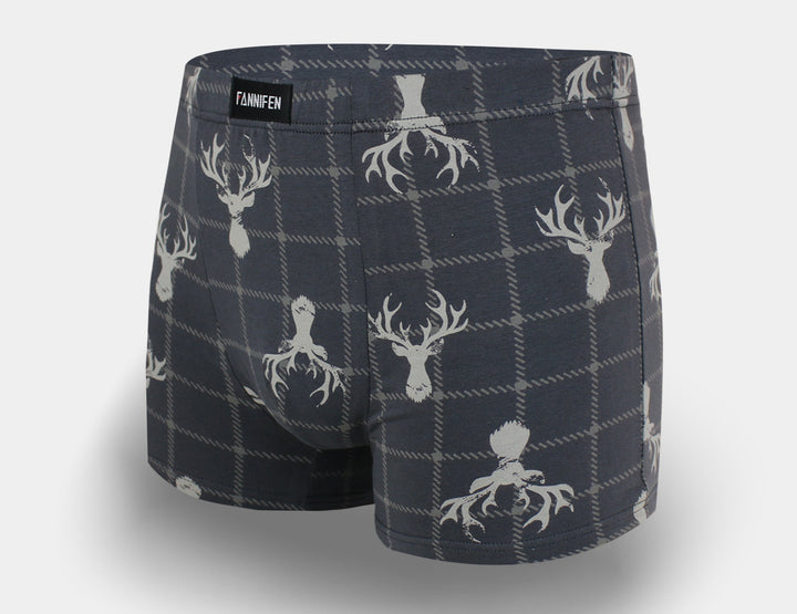 Men's cotton boxers JELEN G5116 - 4 pieces in a pack