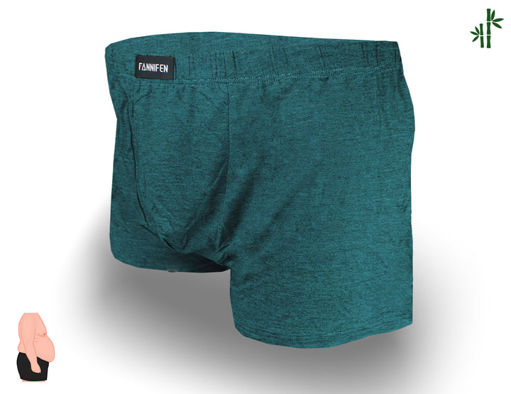 Men's loose elastic waistband soft breathable boxer shorts FM603, 4 pieces per pack