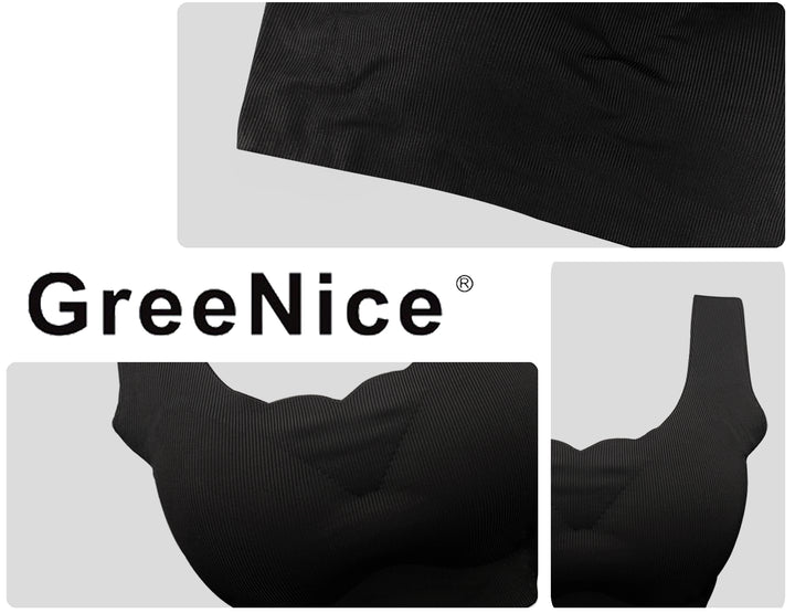 Women's Full Figure Beauty Back Smoothing Seamless Bra GREE-9521Z