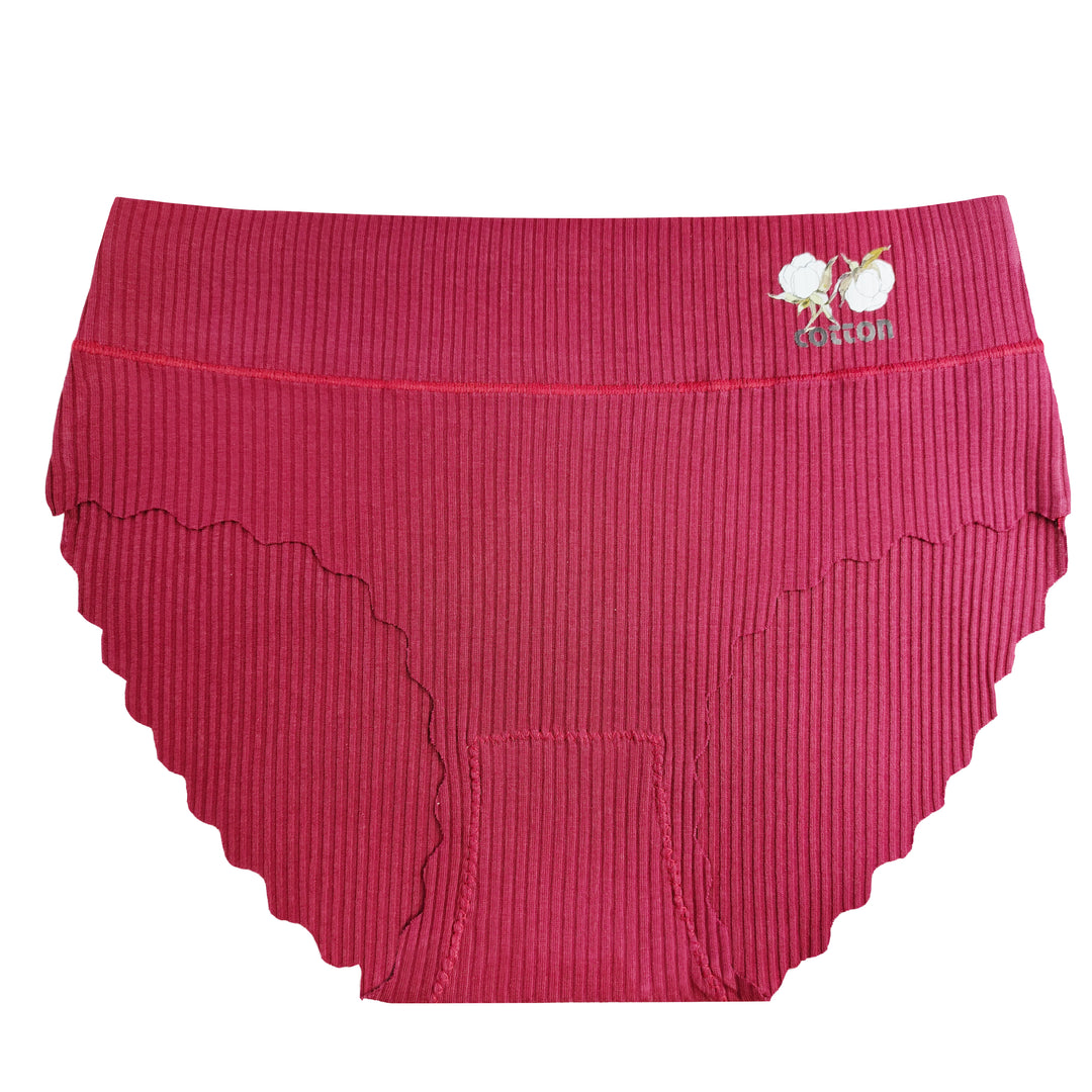 Women's solid-colored panties CZ8062 - 3 pieces in a pack