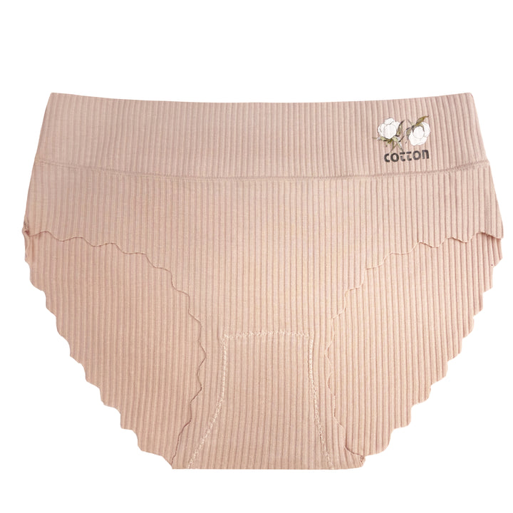 Women's solid-colored panties CZ8062 - 3 pieces in a pack