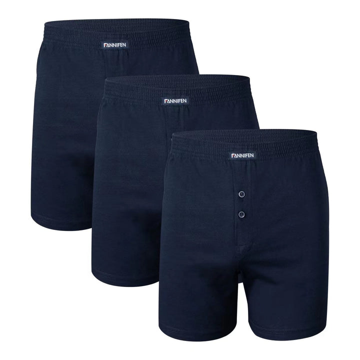 Set of men's cotton M-4XL shorts EK002-2 3pcs in a pack
