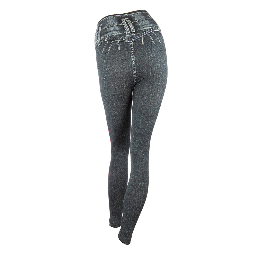 Slimming denim thermal leggings JMK007C
