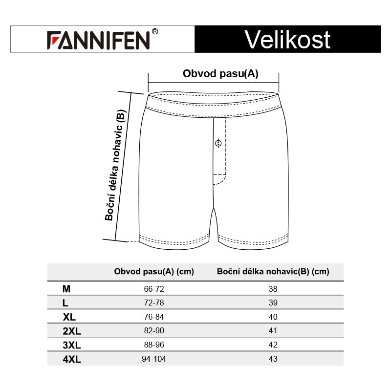 Set of men's cotton M-4XL shorts EK002-2 3pcs in a pack