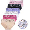 Women's high-waisted bamboo panties Flower RM0030 - 3 pieces in a pack
