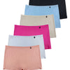 Damen-Boxershorts, einfarbig, RM0032 – 3 Stück pro Packung