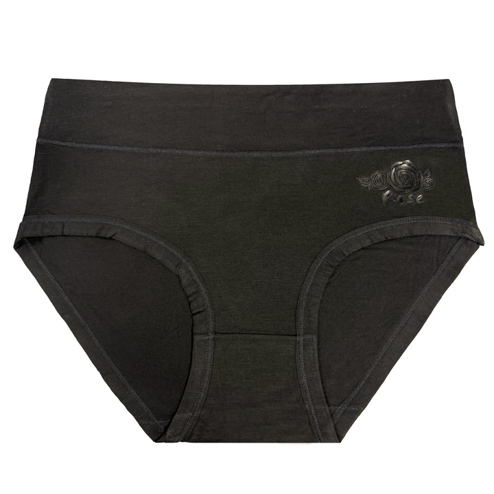 Women's high-waisted ROSE smooth breathable panties RM0054 - 3 pieces in a pack