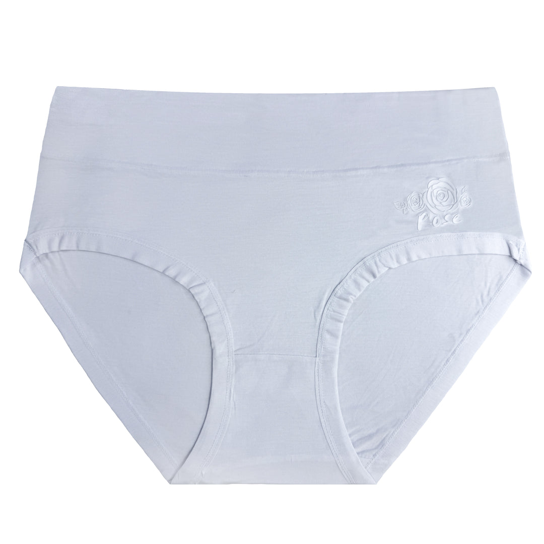 Women's high-waisted ROSE smooth breathable panties RM0054 - 3 pieces in a pack