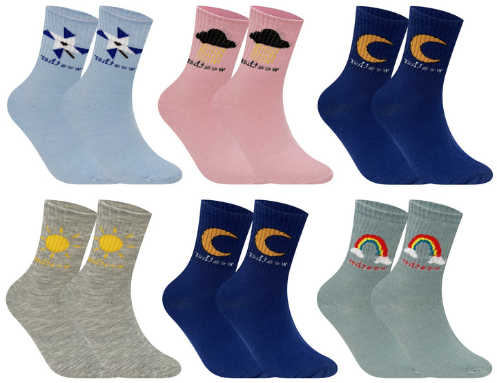 Women's sports socks WEATHER YDW52 6 pairs