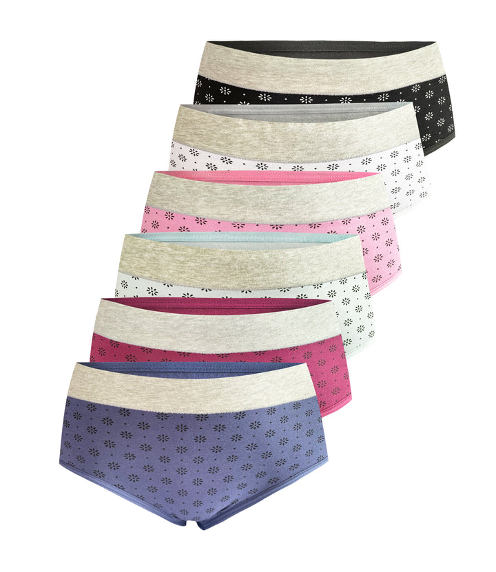 Women's panties FLOWERS YW4137 - 3 pcs in a pack