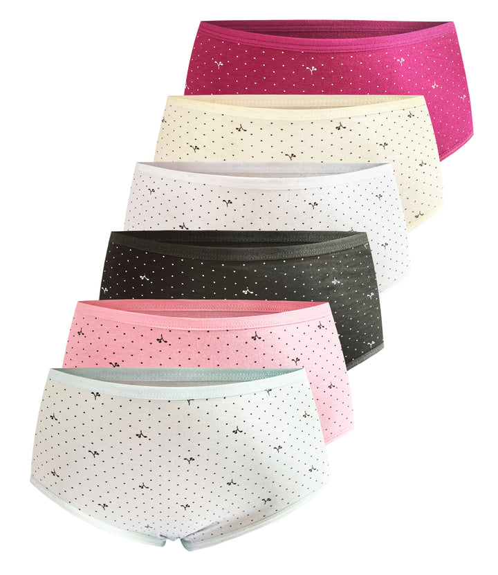 Women's high-waisted panties YW4142 - 3 pieces in a pack