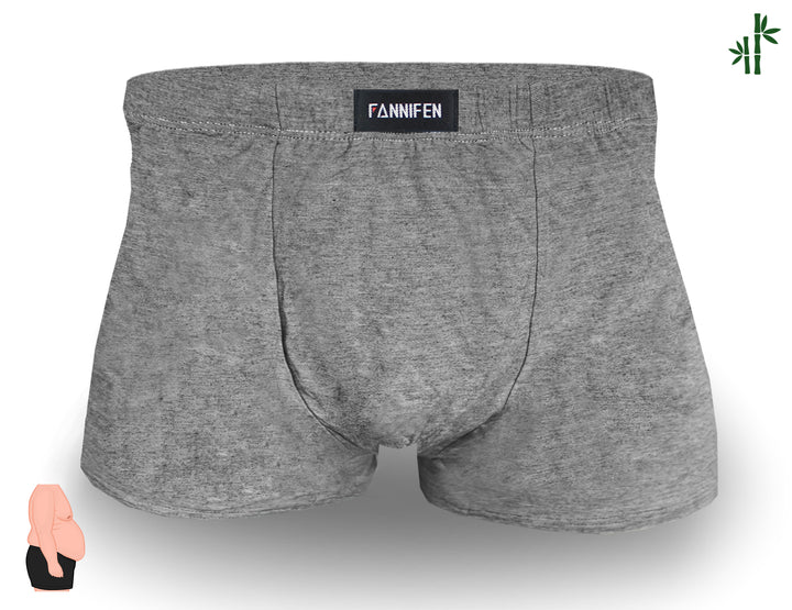 Men's loose elastic waistband soft breathable boxer shorts FM603, 4 pieces per pack
