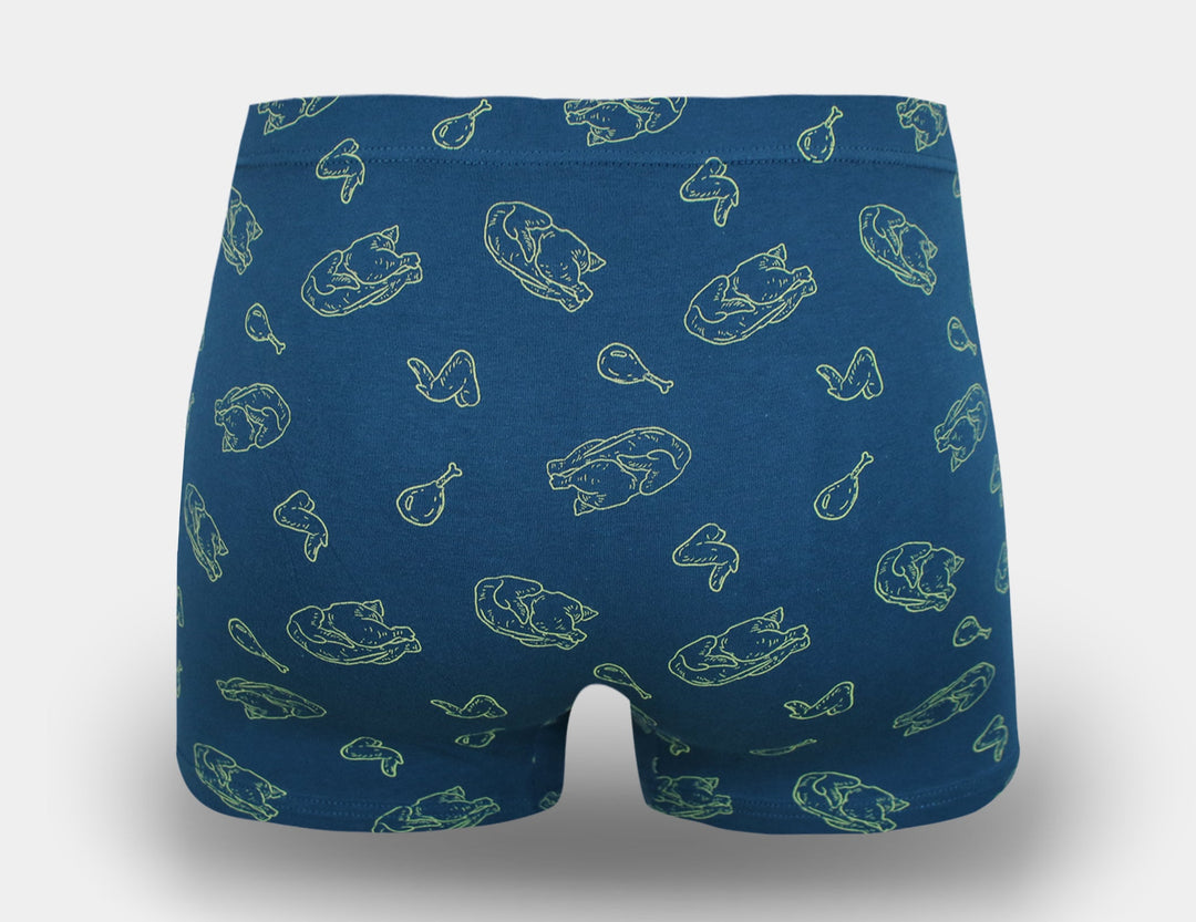 Men's cotton boxer shorts CHICKEN G5118 - 4 pieces in a pack