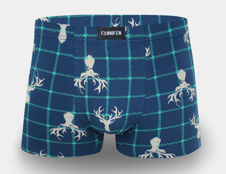 Men's cotton boxers JELEN G5116 - 4 pieces in a pack