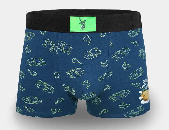 Men's cotton boxers CHICKEN G5118A - 4 pcs in a pack