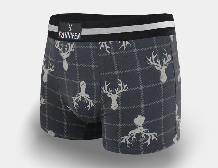 Men's cotton boxer briefs DEER G5116A - 4 pcs in a pack