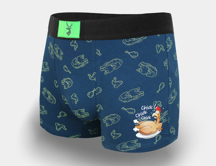 Men's cotton boxers CHICKEN G5118A - 4 pcs in a pack