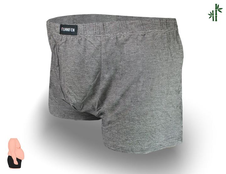 Men's loose elastic waistband soft breathable boxer shorts FM603, 4 pieces per pack