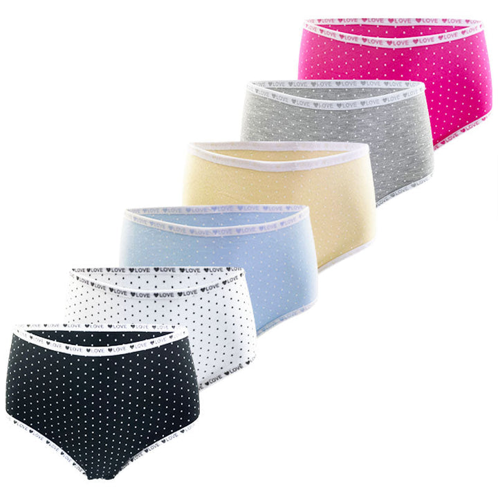 Classic high-waisted panties YW4044 - 3 pieces in a pack