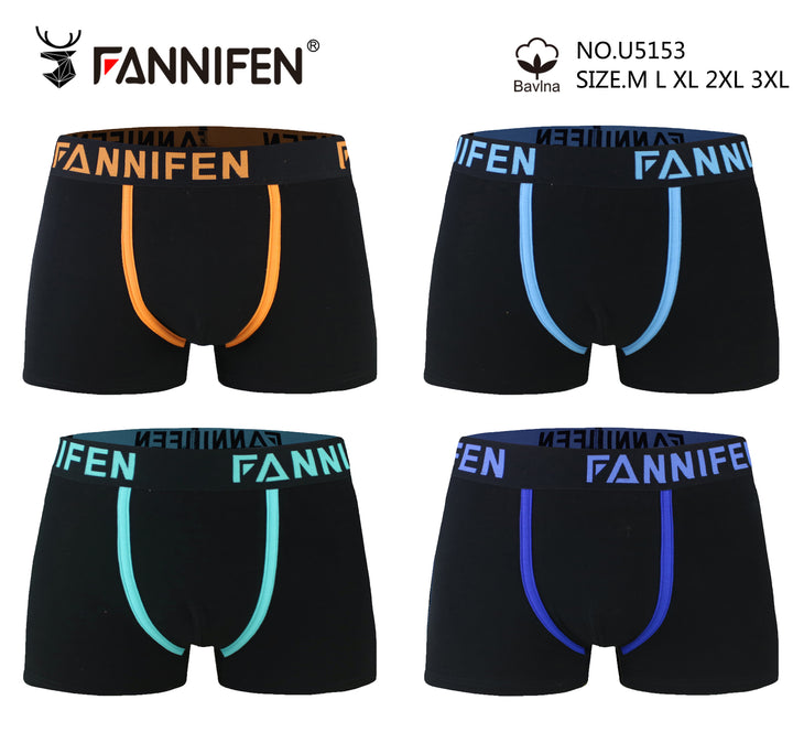 TEEN sports soft boxer shorts U5153 - 4 pieces per pack