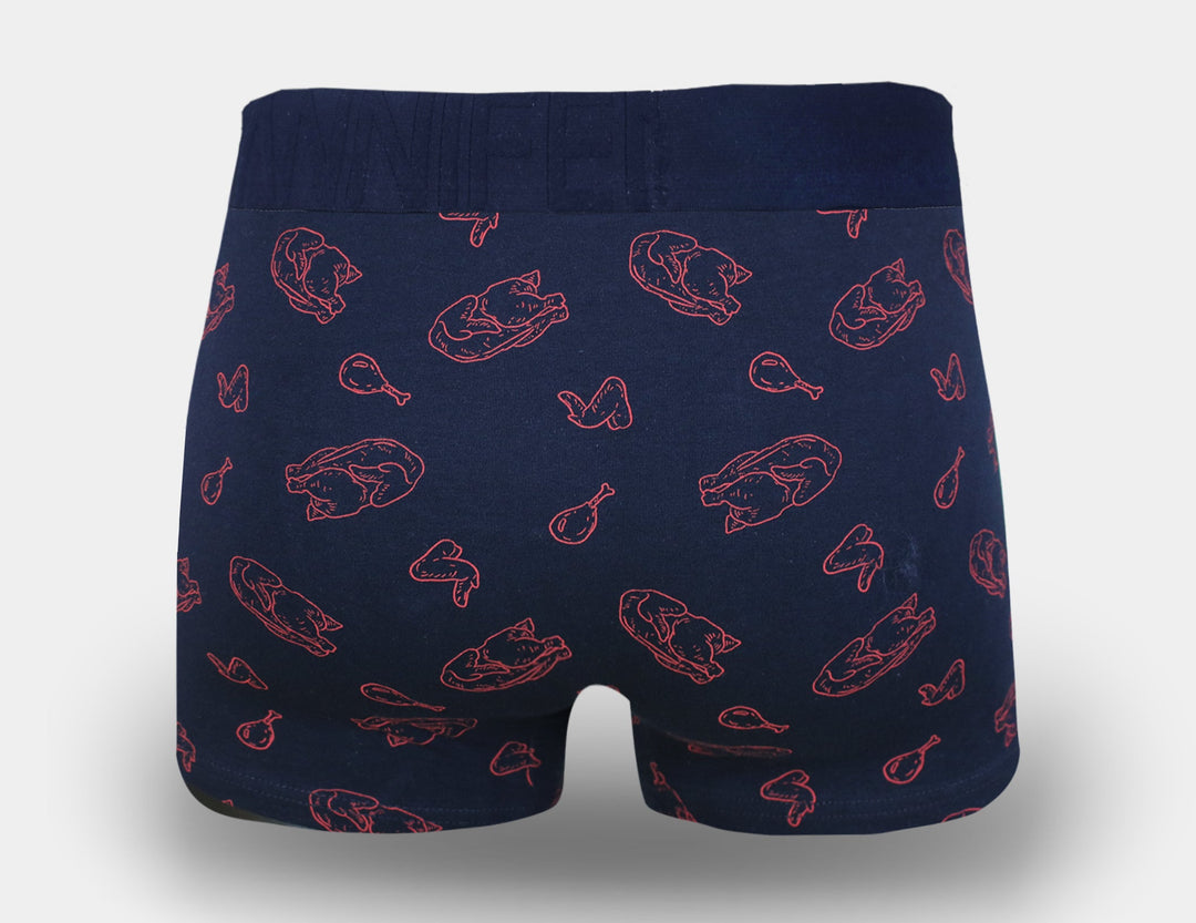 Men's cotton boxers CHICKEN G5118A - 4 pcs in a pack