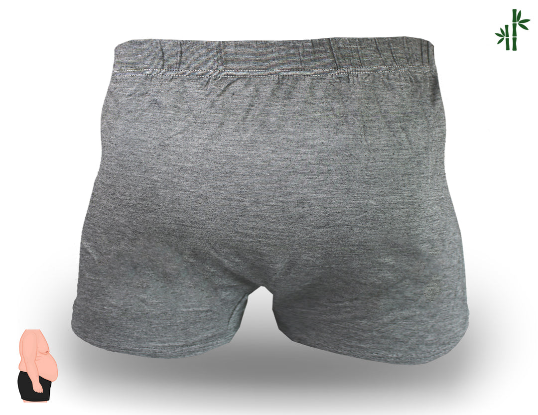 Men's loose elastic waistband soft breathable boxer shorts FM603, 4 pieces per pack