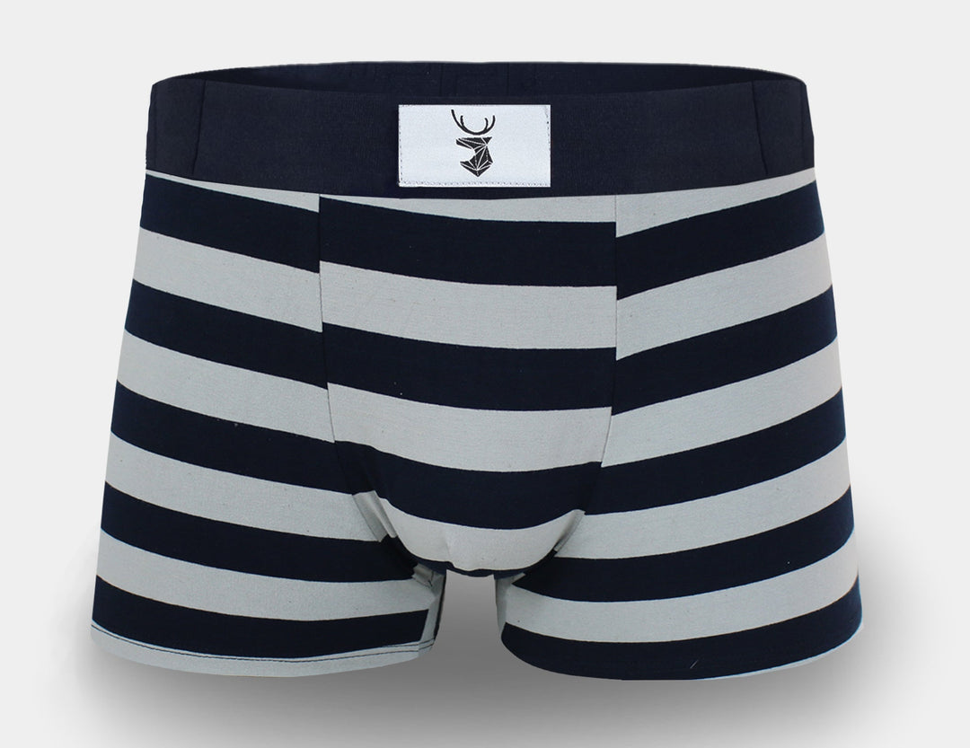 Men's cotton boxer briefs STRIPES G5121A - 4 pieces per pack