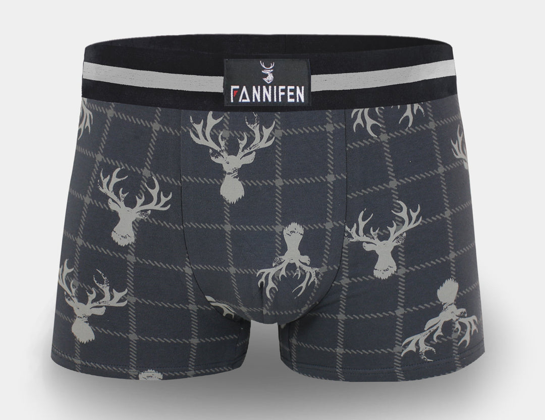 Men's cotton boxer briefs DEER G5116A - 4 pcs in a pack